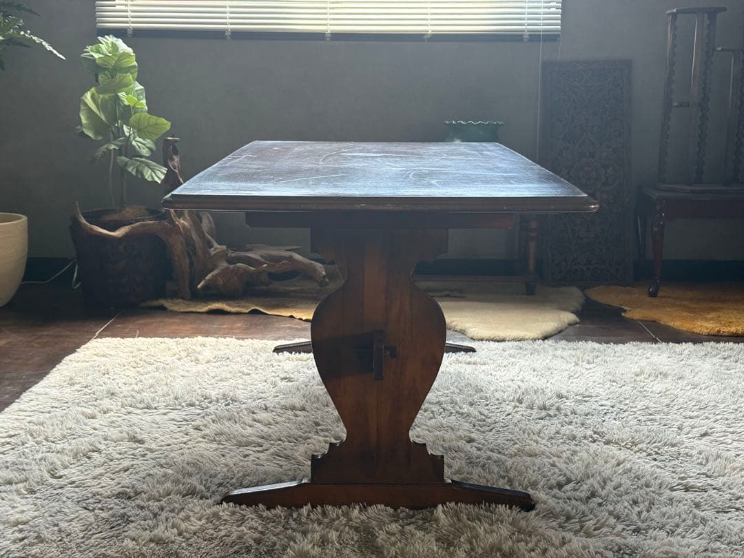 カリモク　karimoku ダイニングテーブル　ビンテージ　アンティーク　G