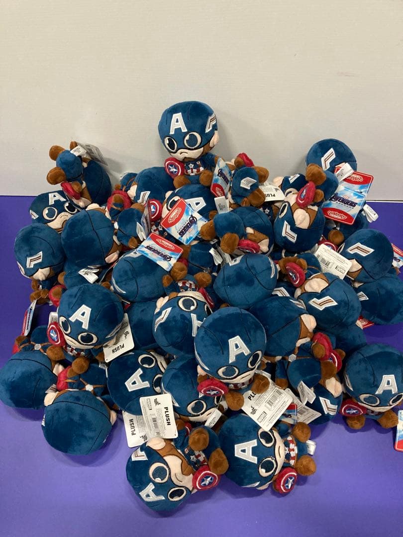 J)新品 マーベル コスベイビー キャプテンアメリカ ぬいぐるみ 計43個