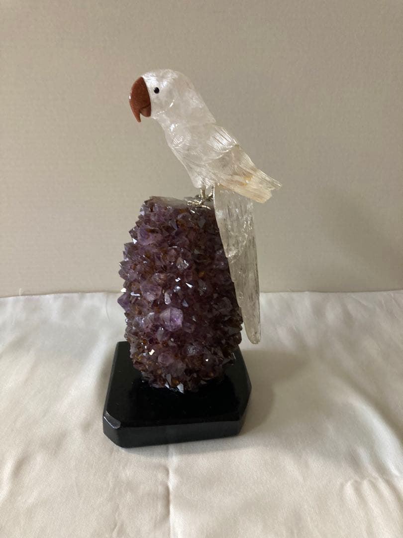 楽天市場】vivid birds stoneの通販 アメジスト 鳥 石 石製 石彫 石