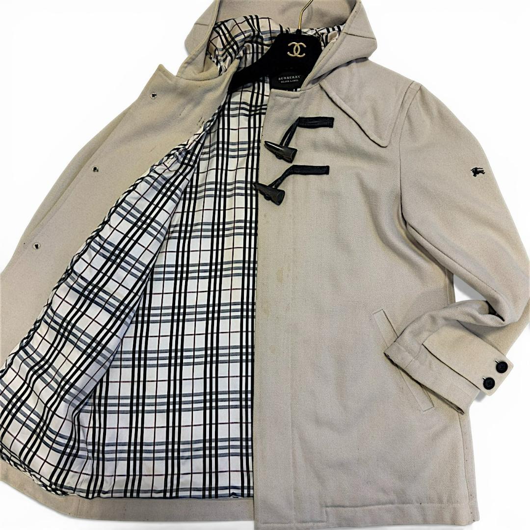 BURBERRY BLACK LABEL ノバチェック ダッフルコート L - メルカリ