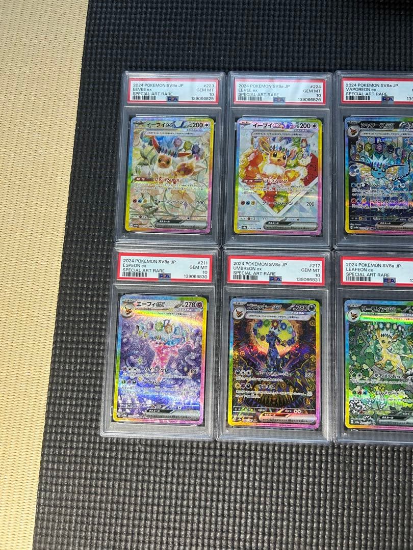 最安値【PSA10 10連番 コンプリート】ブイズ テラスタルフェスex