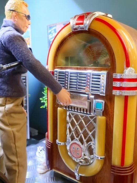 トップガン ジオラマ用 1/6 ジュークボックス ワーリッツァー BTTFにも♪