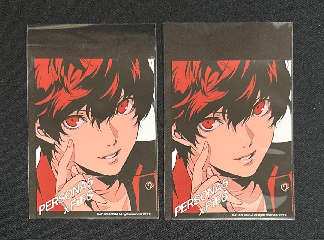 ペルソナ5 FiFS ステッカー ポストカード 主人公 ジョーカー FiFS
