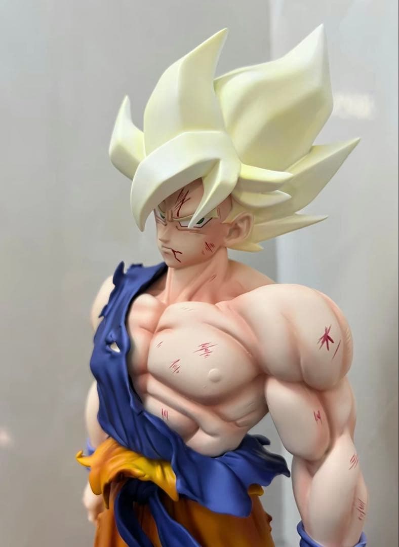 ドラゴンボールガレージキット 超サイヤ人孫悟空 レジン フィギュア