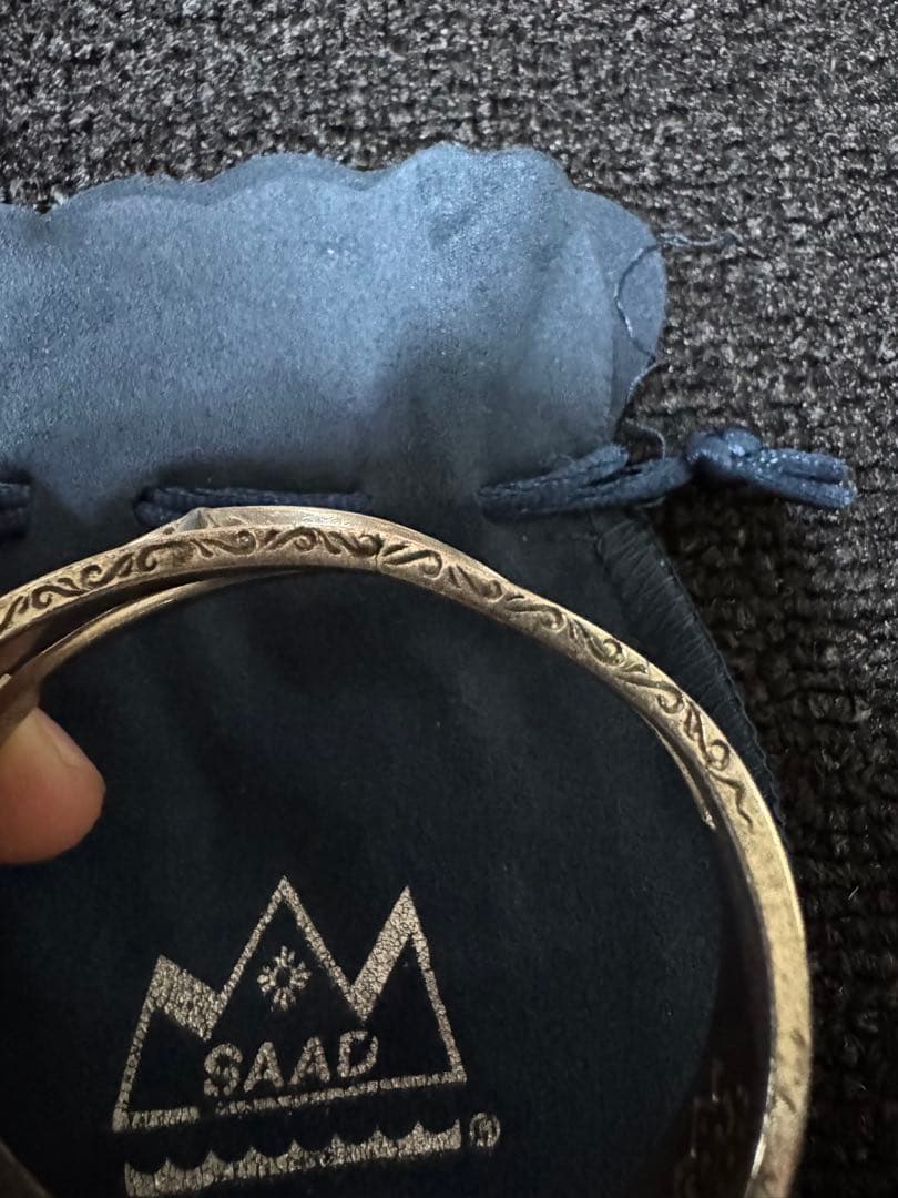 SAAD アラベスク バングル シルバー925