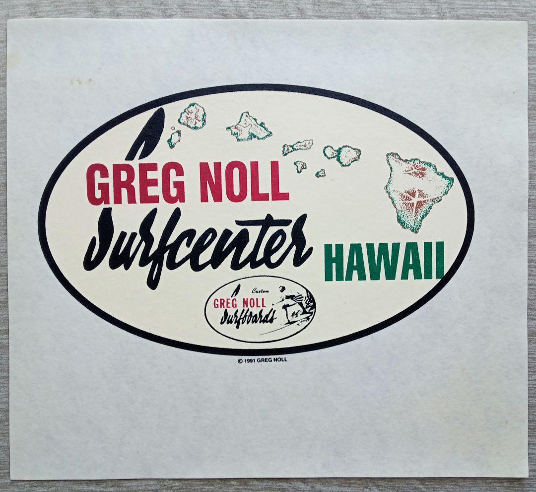 1960年代GRGE NOLL サーフボード(ハワイ) グラフィックデザイン画