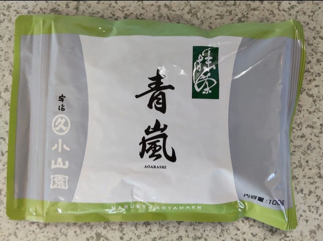 宇治 丸久小山園 抹茶 青嵐100g袋 賞味期限2026年8月以降 匿名配送