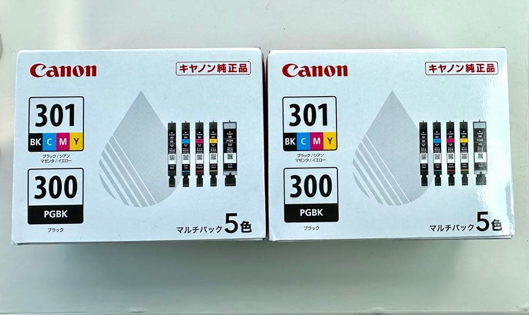 新品未開封 Canon BCI-301+300 5色 マルチパック 純正 Canon 300 301
