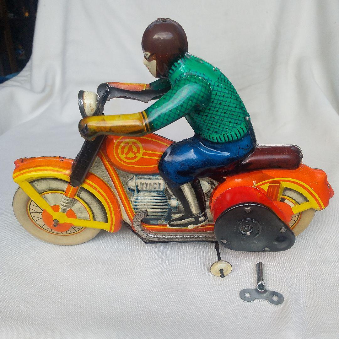 旧ソ連製 ブリキ オートバイ バイク レトロ ビンテージ 昭和 古い