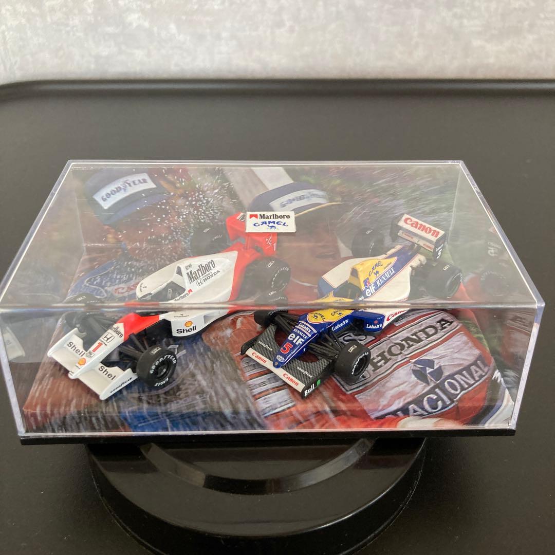 F1 MP4/6 FW14 アイルトンセナ マンセル ケースは ミニチャンプス