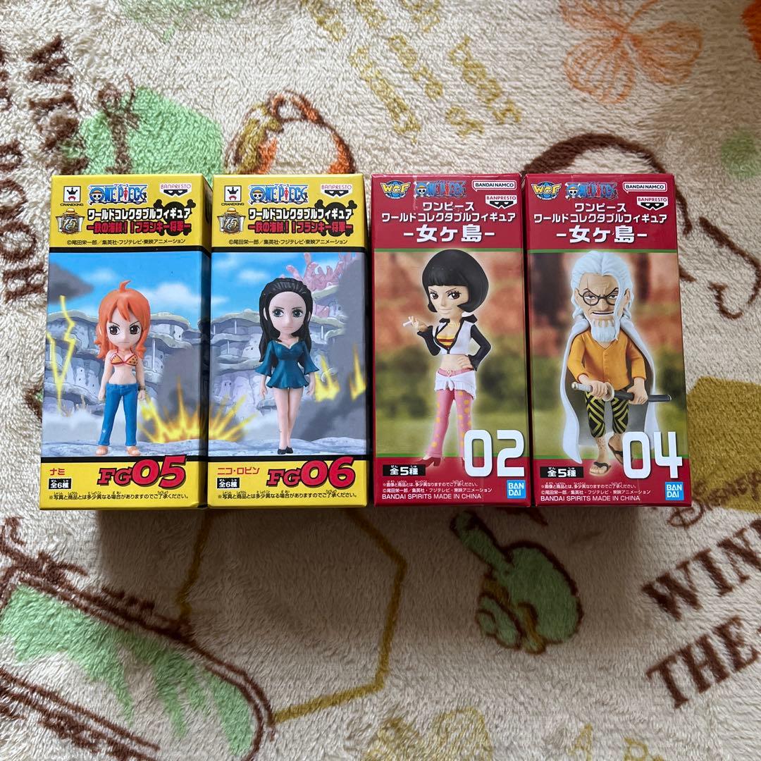 未開封 ワンピース ワーコレ ナミ ロビン シャッキー レイリー