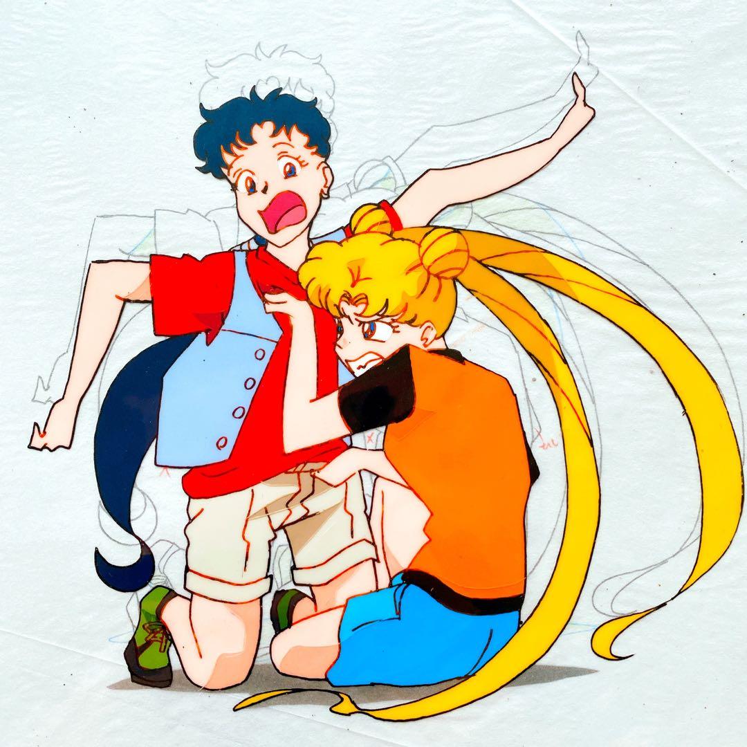 セーラースターズ☆第17話 セル画 月野うさぎ 星野光♡ - メルカリ