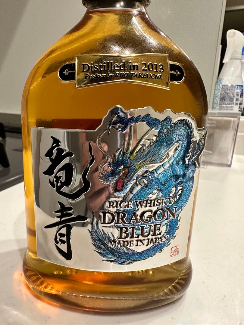 激レア】DRAGON BLUE ライスウイスキー 750ml