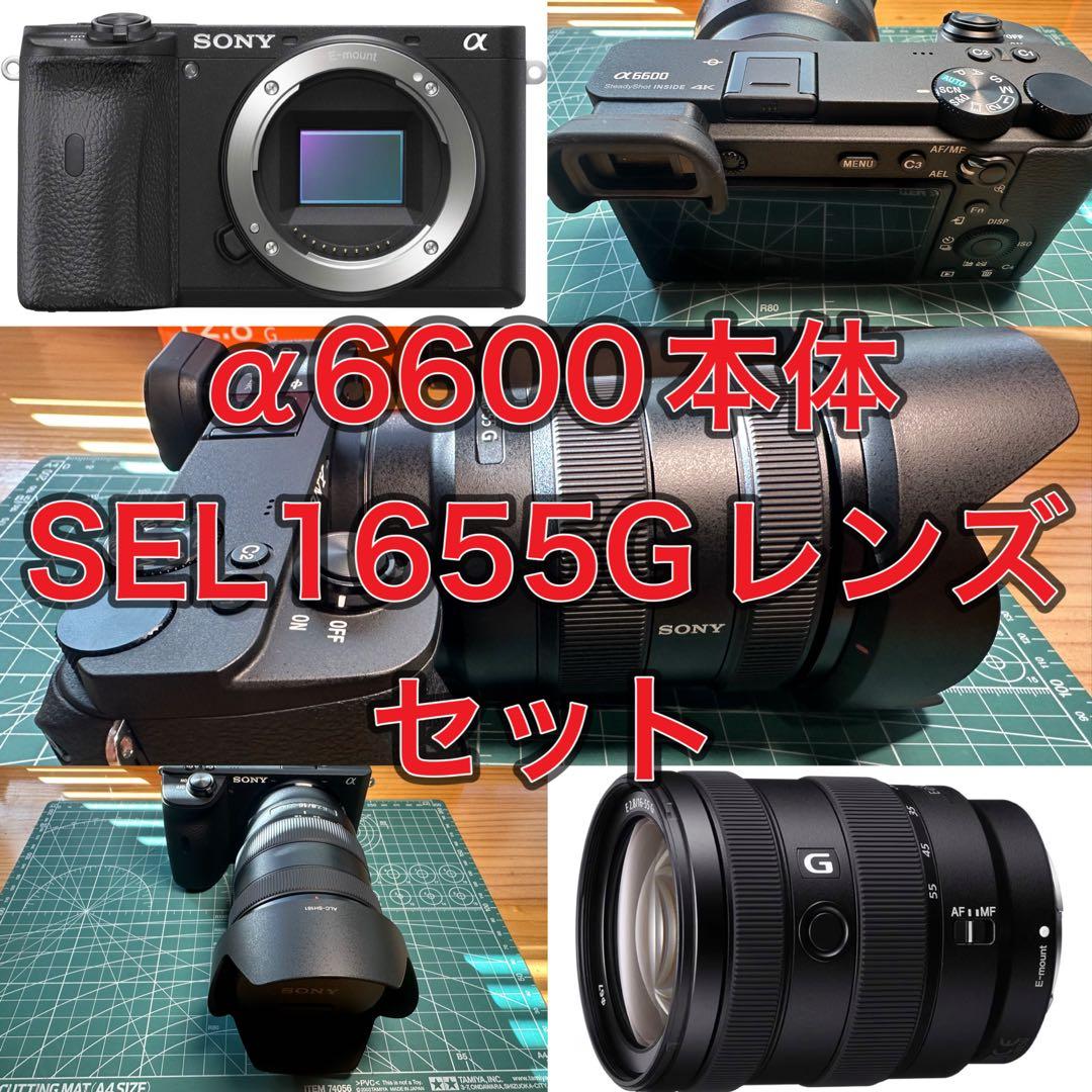 SONY α6600本体 SEL1655G レンズ セット a6600 SEL1655G セット SONY a6600本体 レンズ16-55mmセット SONY