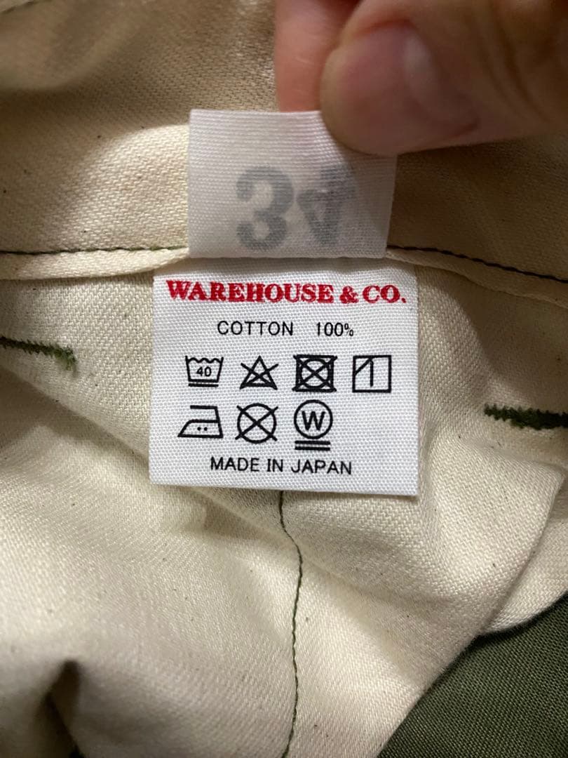 専用商品】WAREHOUSE コットンパンツ 34サイズ