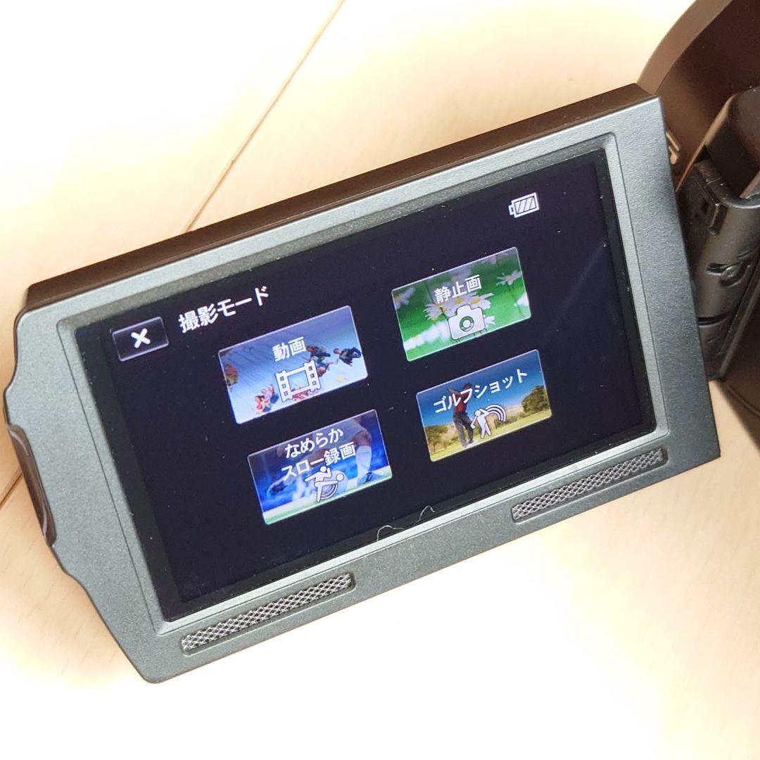 【美品】SONY HDR-CX560V ハンディカム ビデオカメラ ブラック