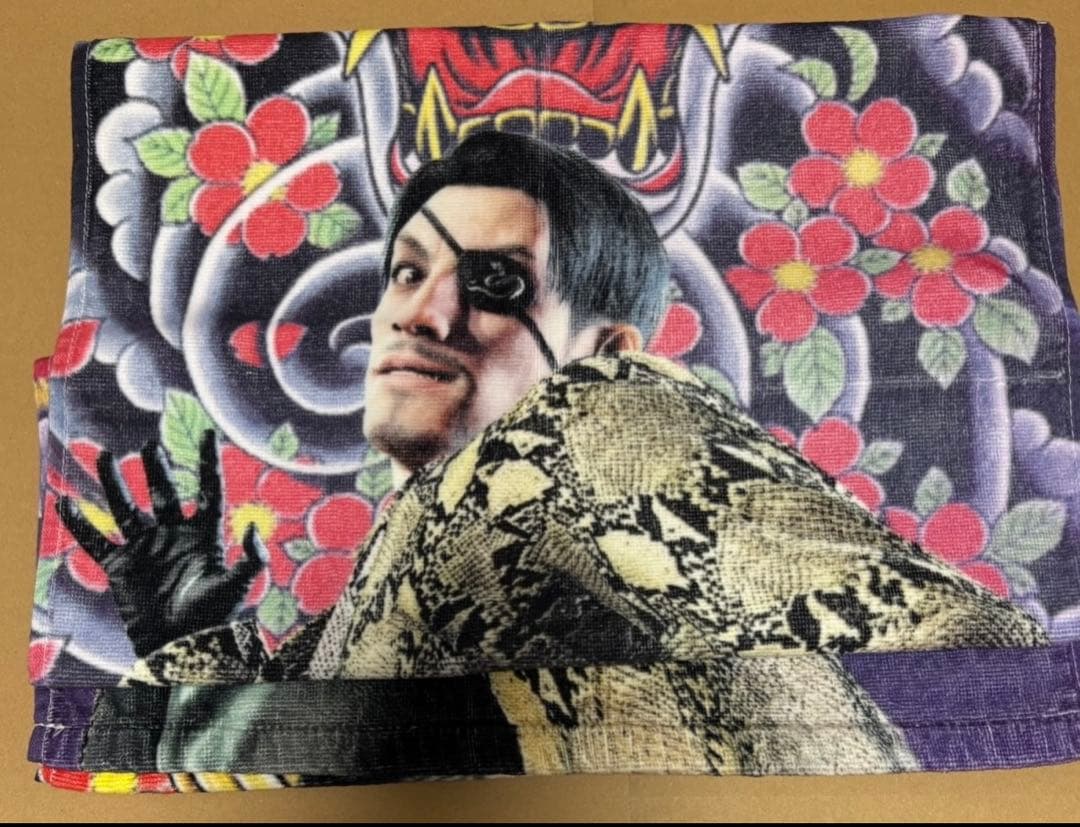 龍が如く 真島吾朗 フェイスタオル