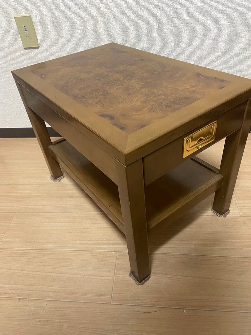 美品 カリモク ドマーニ テーブル 机 家具 木製 天然木 デザイン