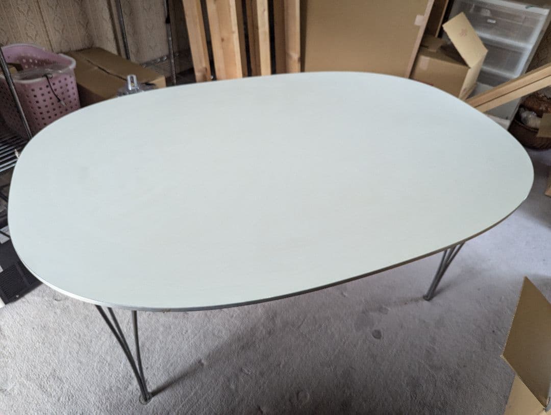 フリッツハンセン　スーパー楕円テーブル&セブンチェア4脚セット