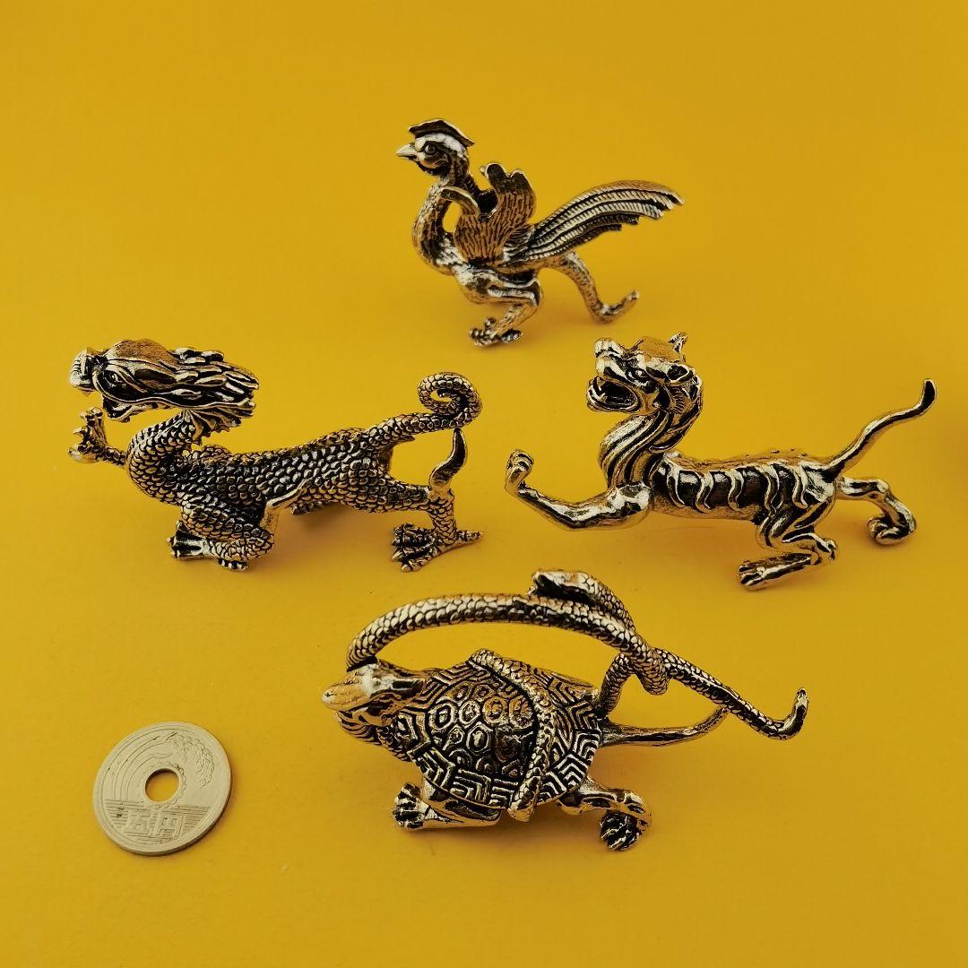 青龍白虎朱雀玄武 七星剣 銅製品 鎮宅辟邪 開運風水 招財 置物 工芸品