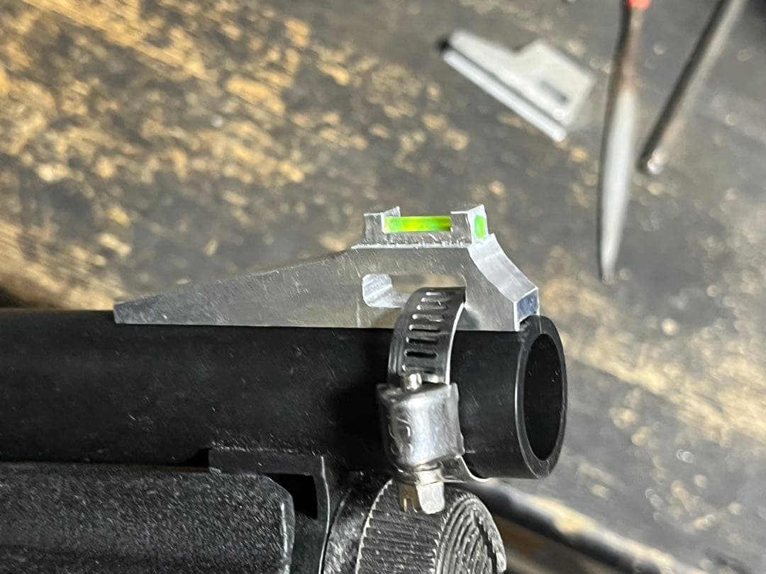 ジュラルミン削り出し　フロントサイト