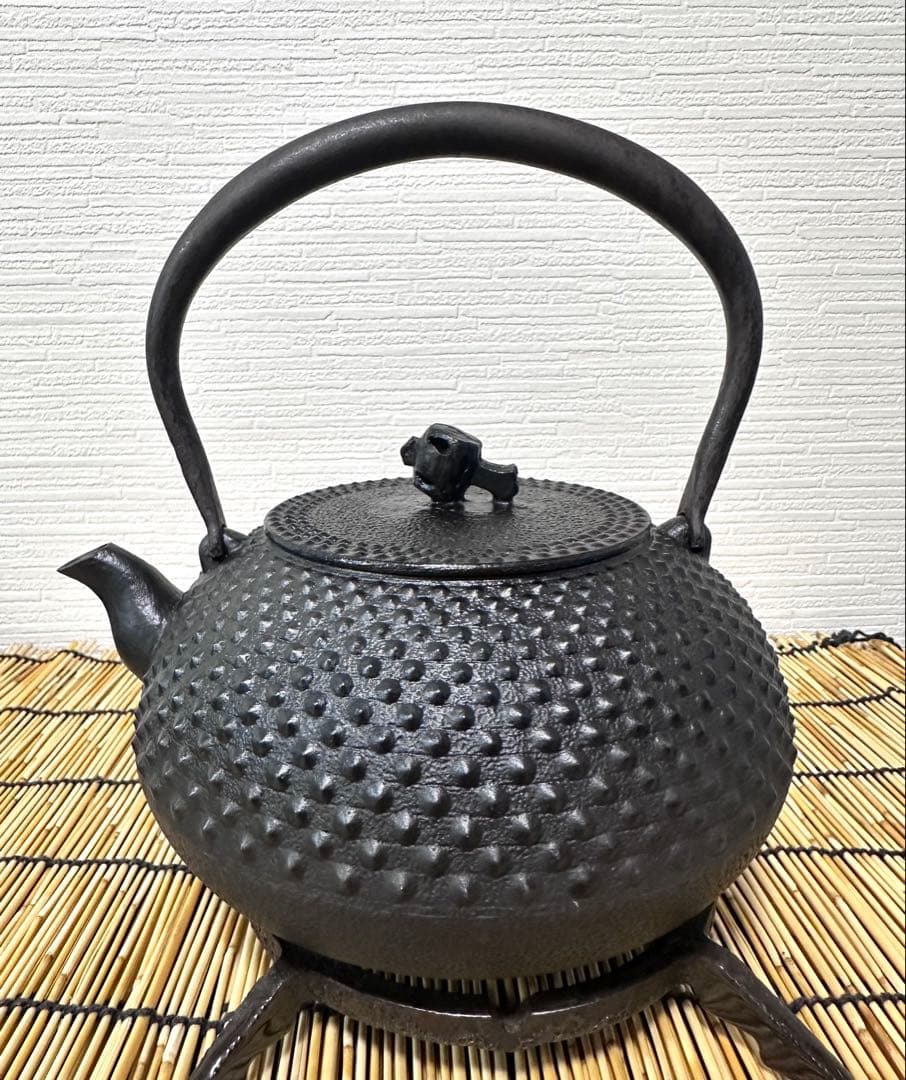 未使用品 南部成龍堂鋳造所 斎峰 及川光正造 大アラレ 南部