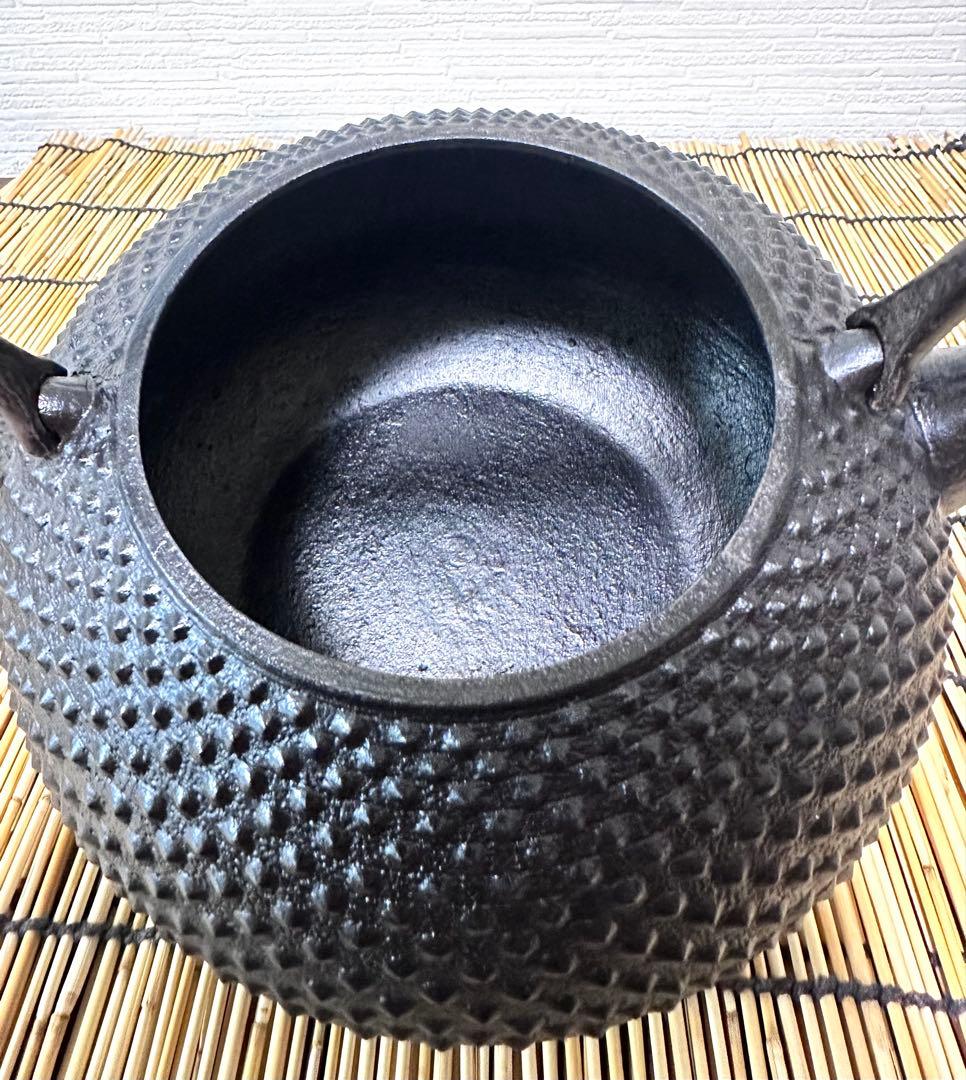 未使用品 南部成龍堂鋳造所 斎峰 及川光正造 大アラレ 南部