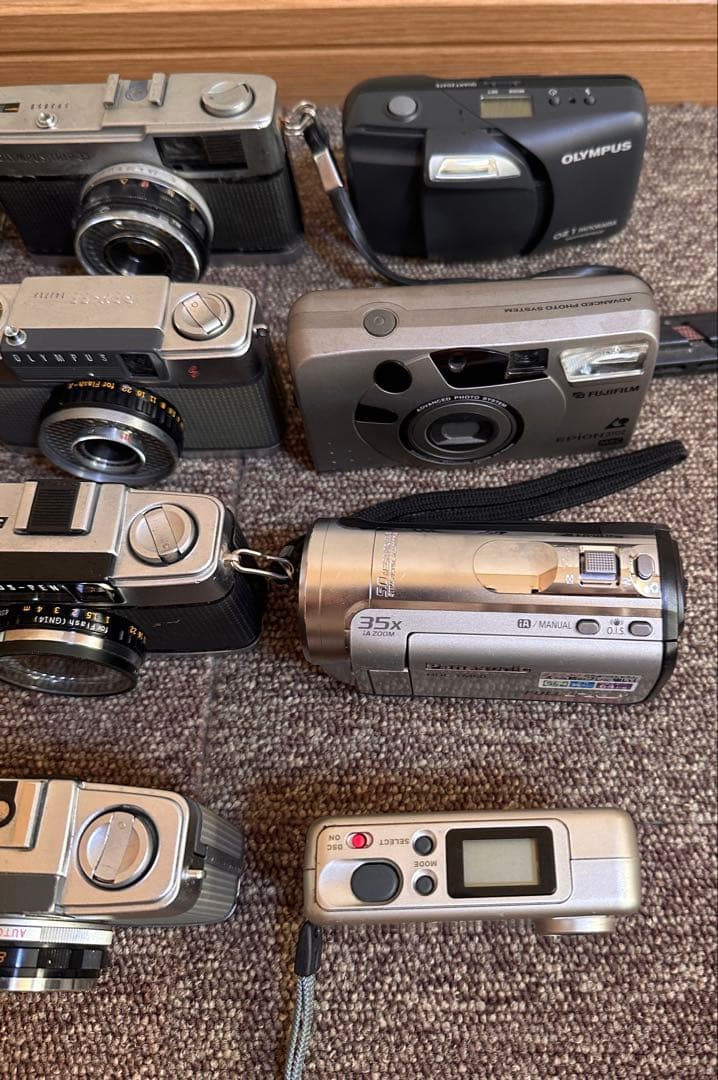 OLYMPUS MAXELL PANASONicフィルムカメラ ジャンク まとめ