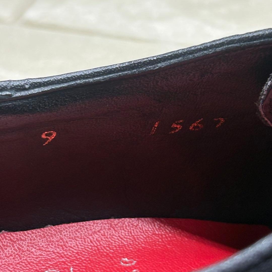 【美品】カミナンド ナノユニバース別注 ドレスシューズ レザー 9 ブラック