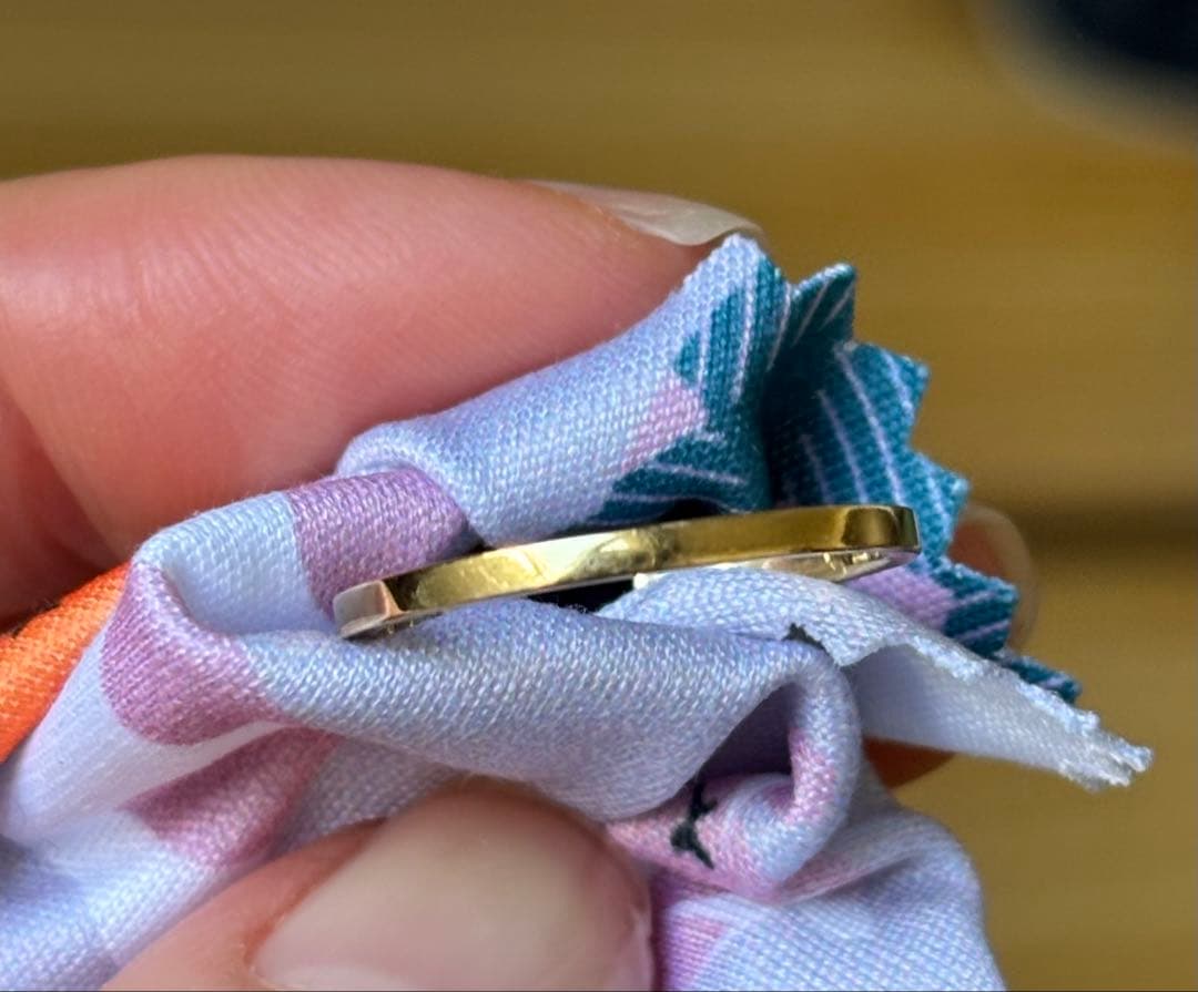 quarant’otto リング K18 ファンシーカラータンザナイト　ダイヤ