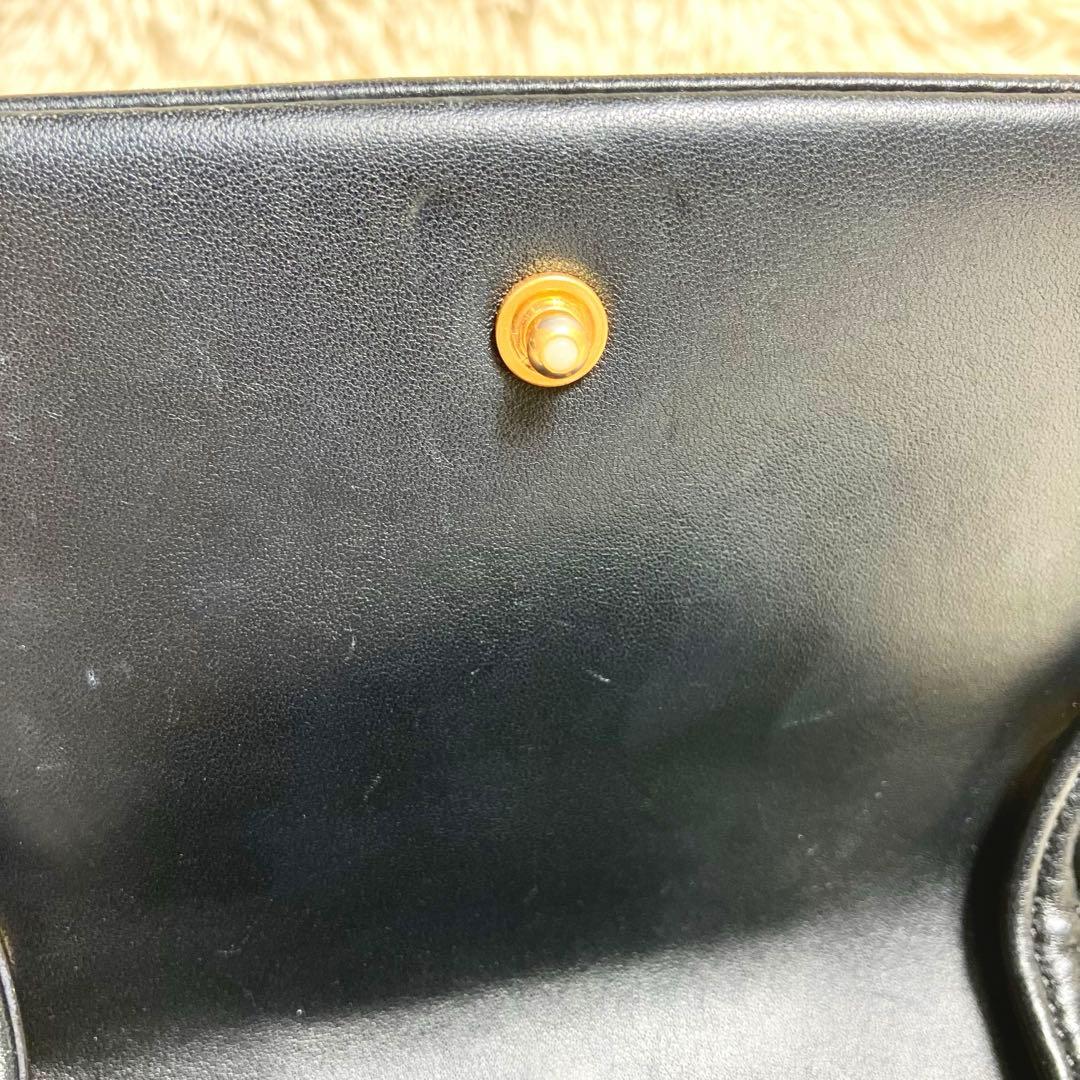 【良品】トリーバーチ＊キルティング ゴールドチェーン レザーブラック