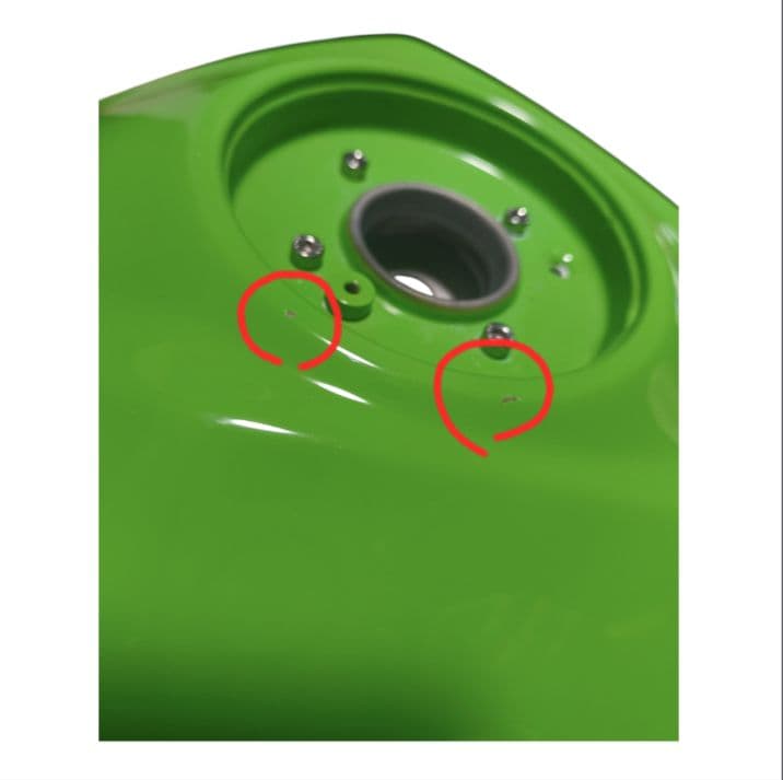 Kawasaki Ninja250・400用タンク 塗装剥がれあり - パーツオリジナル