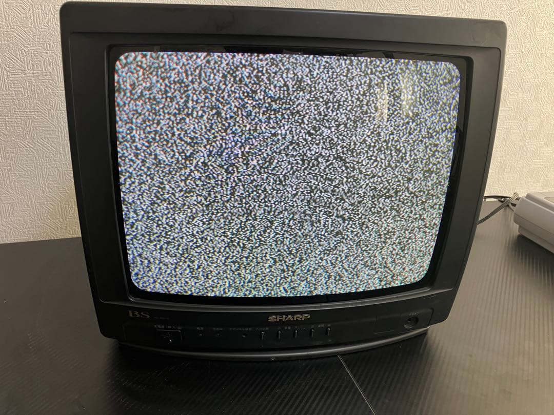 希少SHARP 14C-BS1-Bブラウン管テレビ レトロ アンティーク
