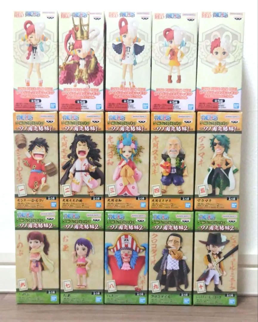 ワンピース ワールドコレクタブルフィギュア 計142点まとめ売り