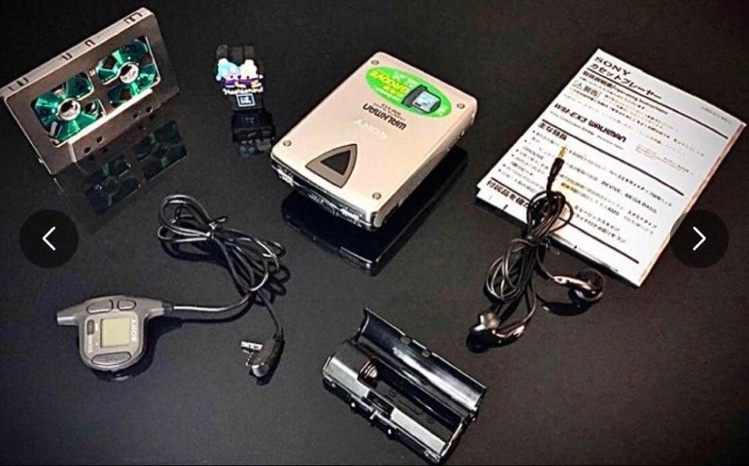 カセットウォークマン SONY WM-EX3, 銀「整備済み、完動超美品