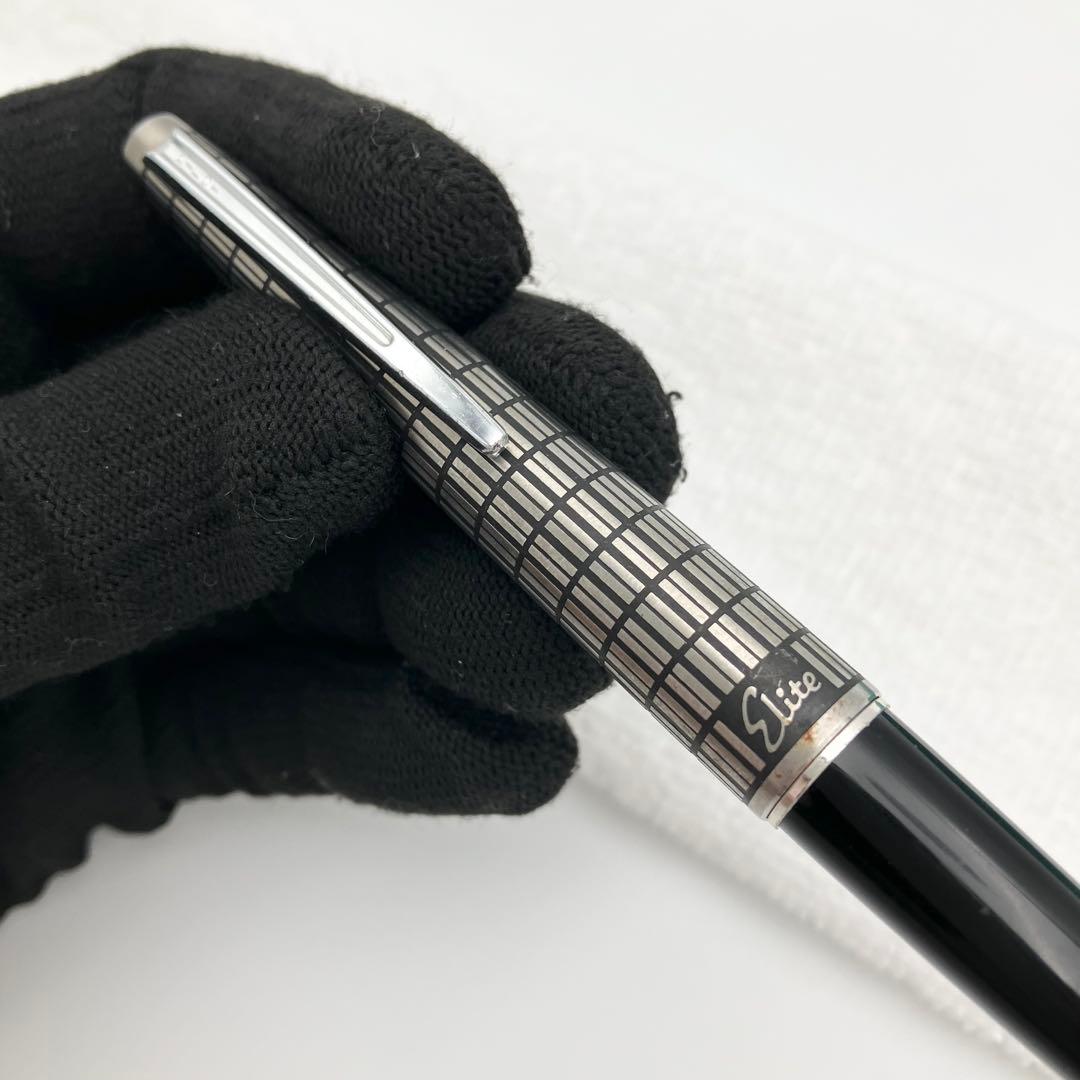 PILOT パイロット 万年筆 Elite エリート 格子柄 18Kー750 F