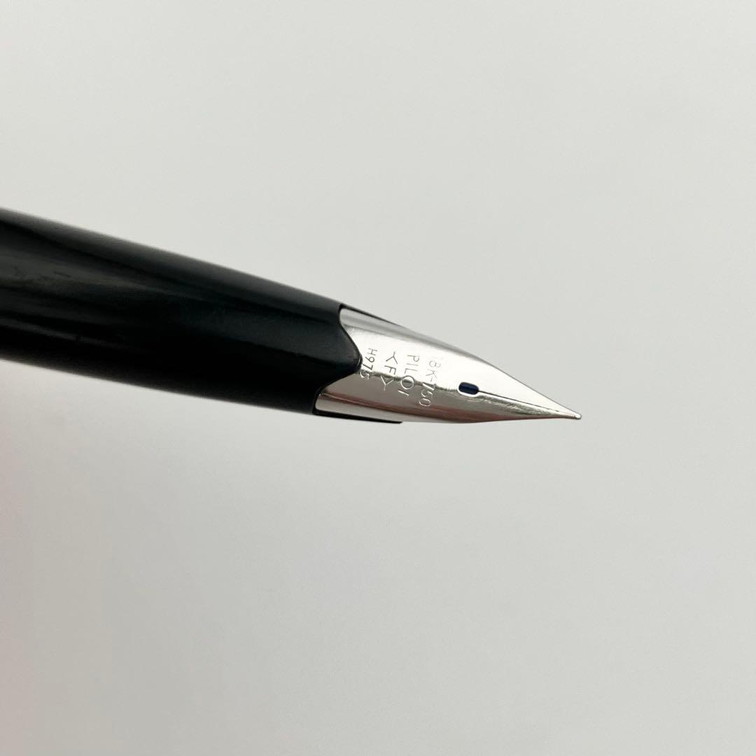 PILOT パイロット 万年筆 Elite エリート 格子柄 18Kー750 F