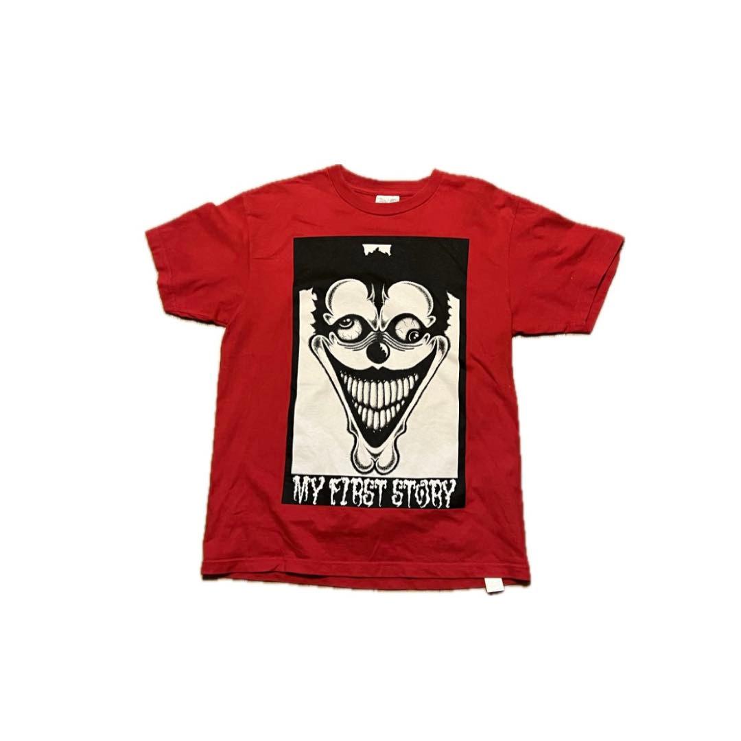 MY FIRST STORY マイファスくんTシャツ 赤Lサイズ - メルカリ