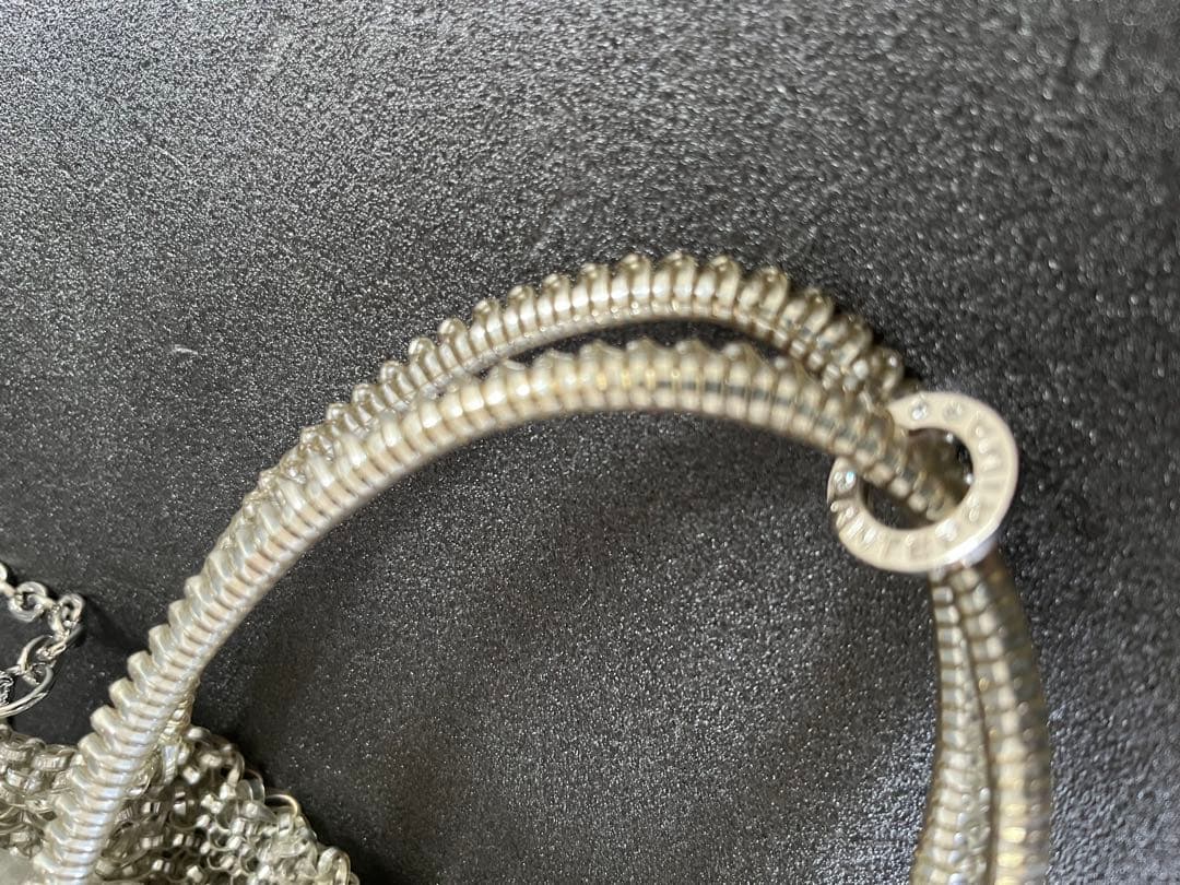 アンテプリマのシルバー2wayショルダーバッグ