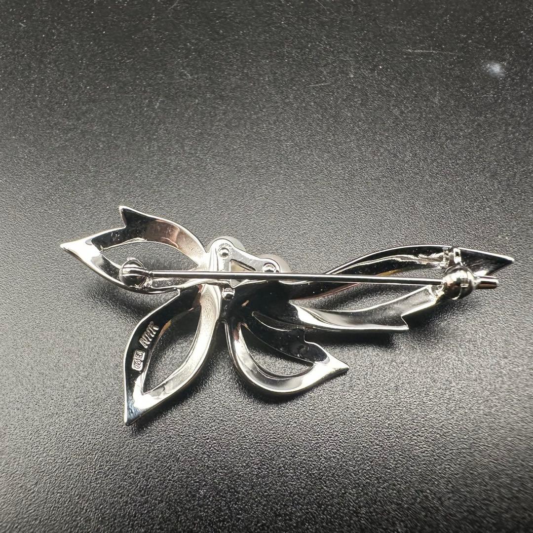 極美品✨ MIKIMOTO ミキモト パール ブローチ ロゴ 刻印 1135