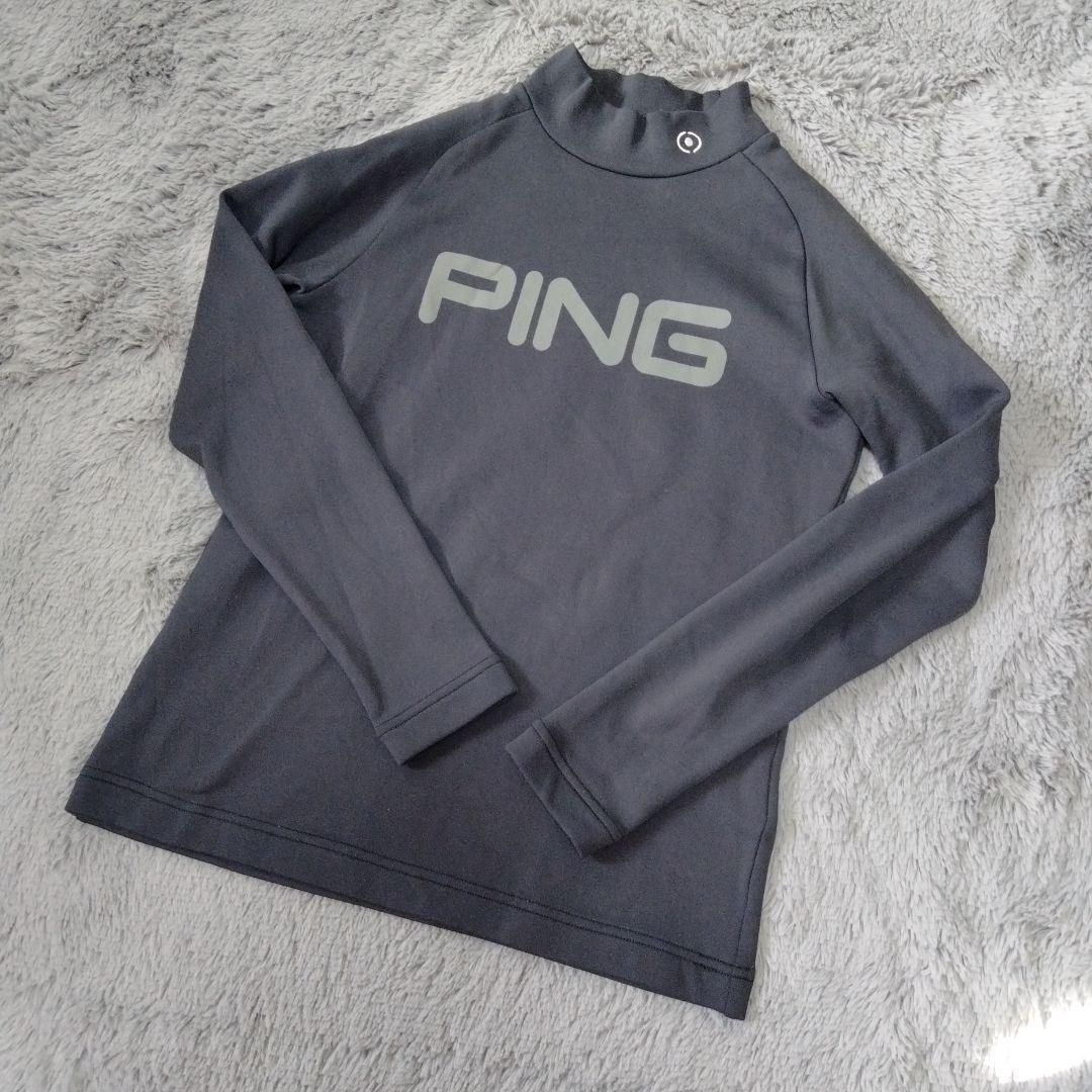 adidas/PING♡モックネック/裏起毛スカートS-M ゴルフ/スポーツ
