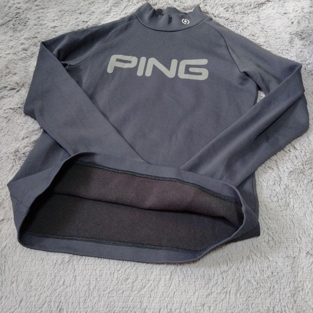 adidas/PING♡モックネック/裏起毛スカートS-M ゴルフ/スポーツ