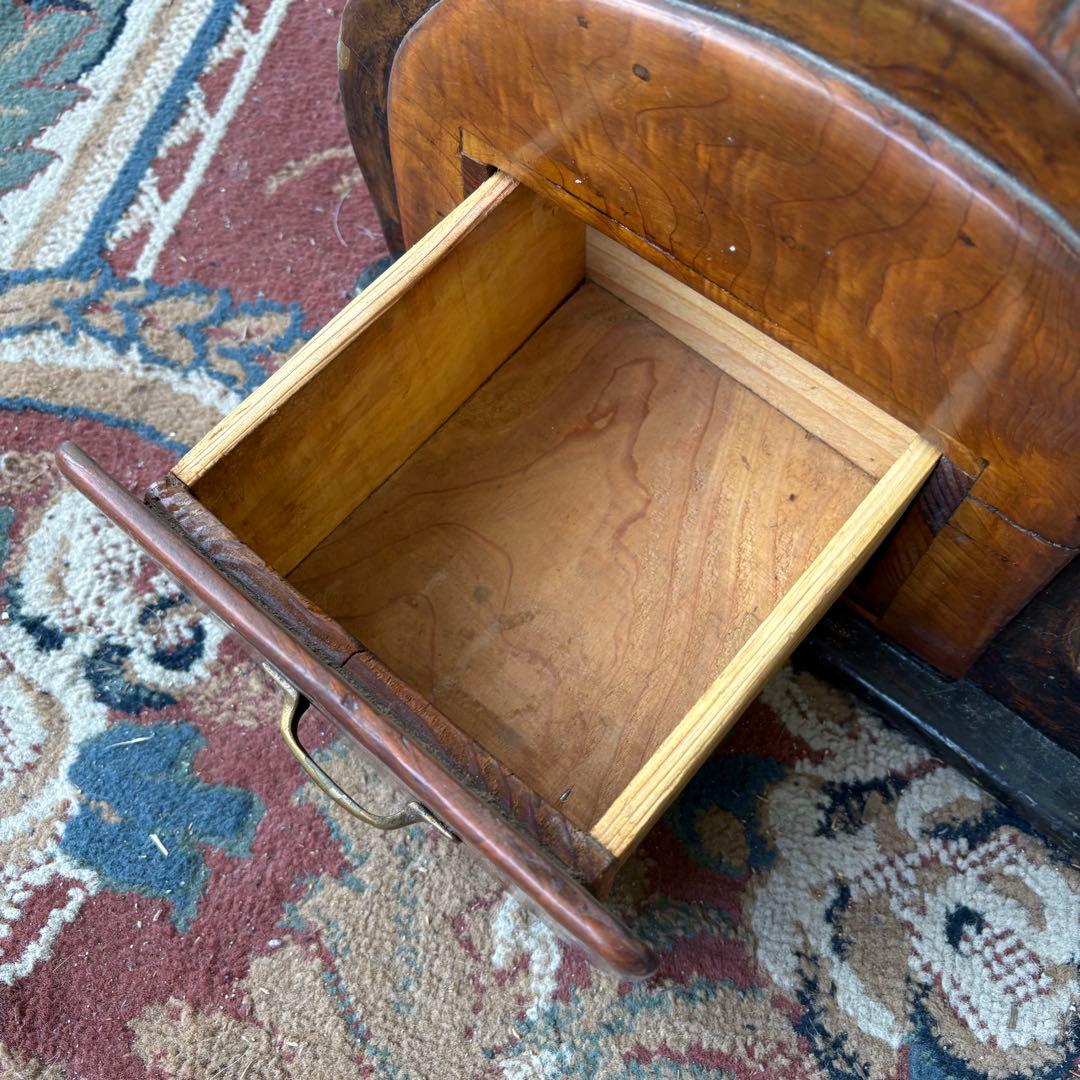 昭和レトロ 古家具 屋久杉 切り株火鉢 天然木製 大型火鉢 囲炉裏 古