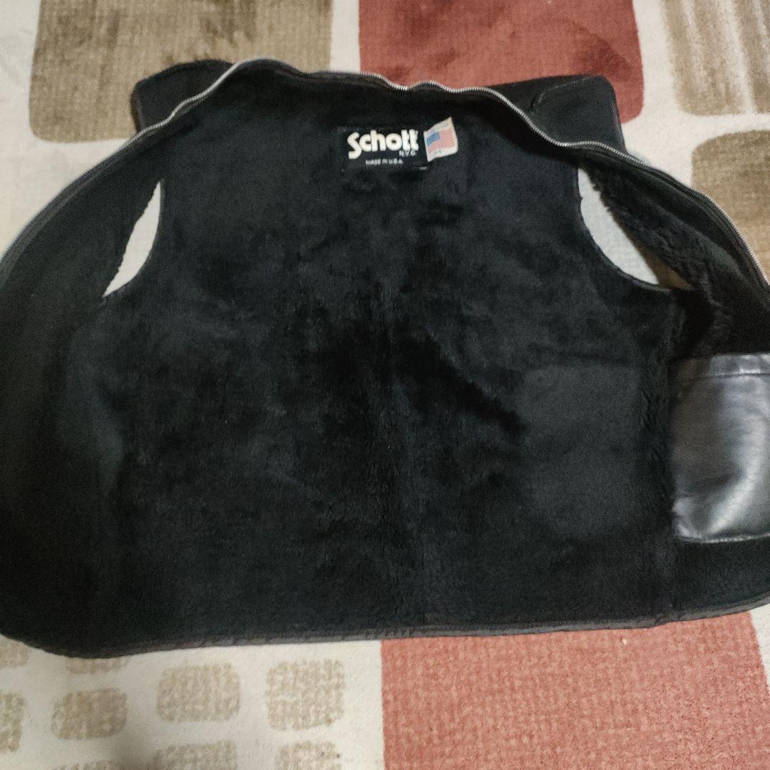 レア 良品 Schott レザージャケット用 純正ボアインナーライナー 34