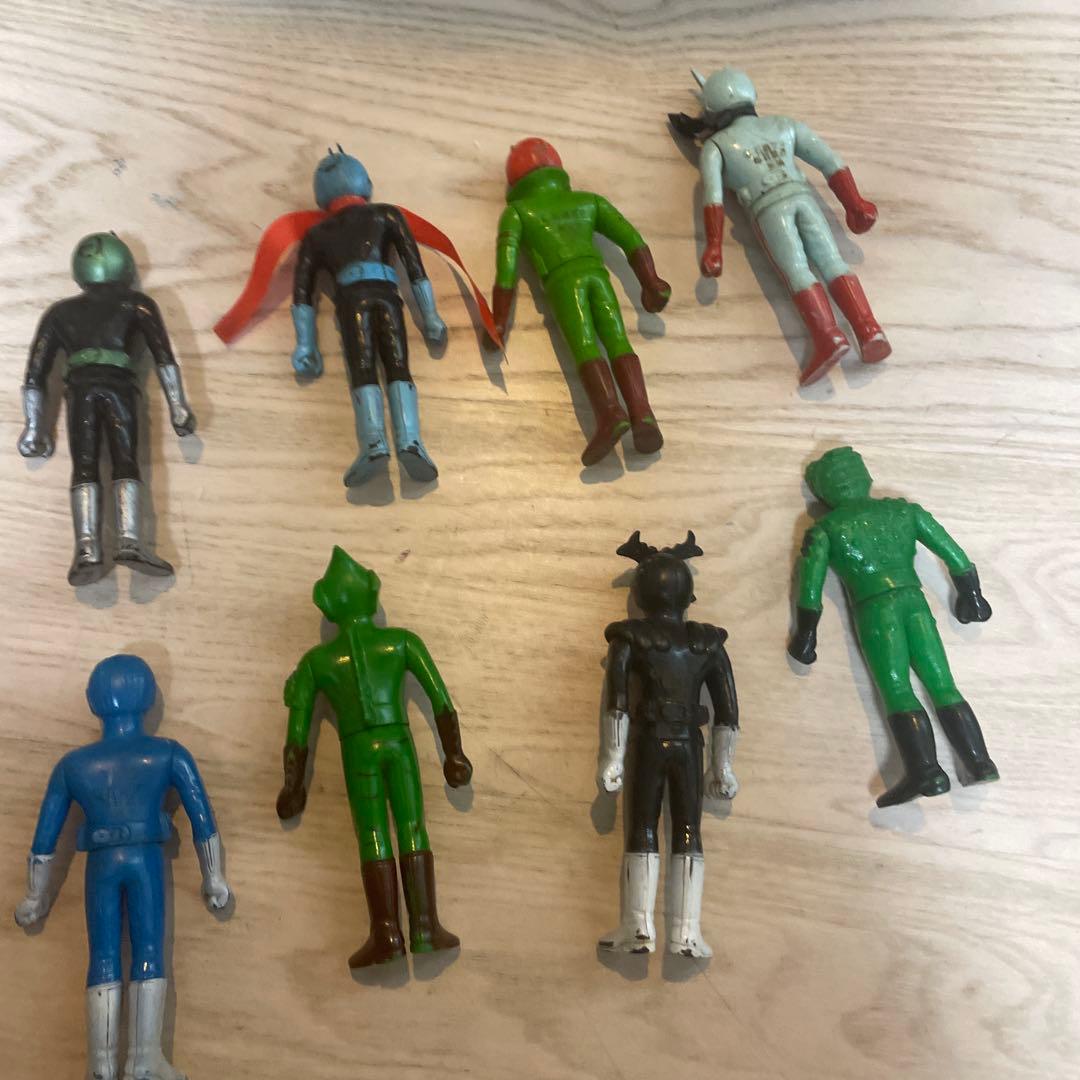 特撮ヒーローフィギュア8体セット