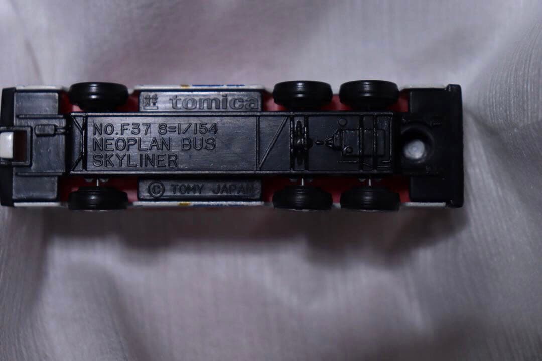 日本製　トミカ　外国車シリーズ　ネオプランバス　スカイライナー　青箱　F37