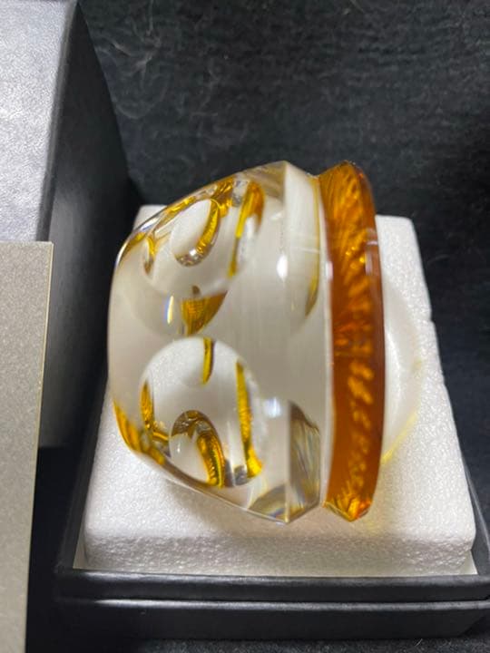 バカラ ペーパーウェイト ○ 文鎮 フランクリンミント限定版 バカラ社