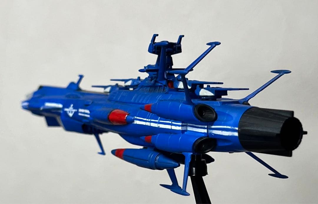 宇宙戦艦ヤマトプラモデル メカコレ完成品 アンドロメダ級宇宙戦艦