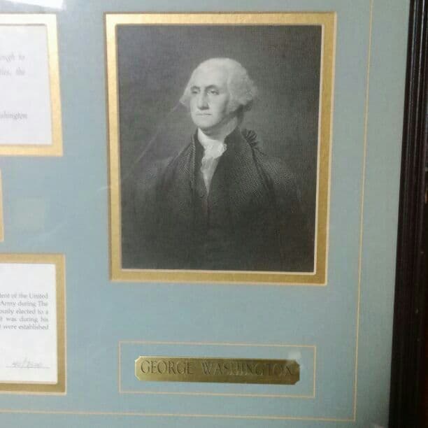 ジョージ ワシントンのサイン Lot Detail - George Washington Signed