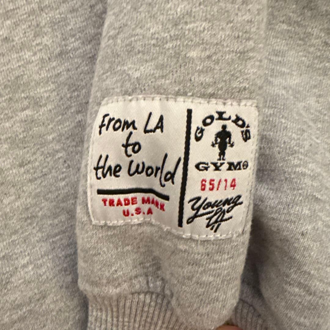 トップス  5162 GOLDS GYM THROWBACK ZIP-UPS